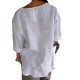 Women Casual Loose Solid Color Cotton Linen Shirt Women Casual Loose Solid Color Cotton Linen Shirt