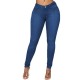 Women Fashion Basic Plus Size Skinny Pencil Jeans Women Fashion Basic Plus Size Skinny Pencil Jeans