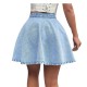Women Casual Fashion High Waist Loose Denim Skirt Women Casual Fashion High Waist Loose Denim Skirt