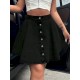 Women Casual Fashion High Waist Loose Denim Skirt Women Casual Fashion High Waist Loose Denim Skirt