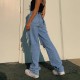 Women Fashion Casual High Waist Ripped Jeans Women Fashion Casual High Waist Ripped Jeans