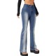 Women Fashion Gradient Stretch Jeans Women Fashion Gradient Stretch Jeans