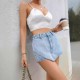Women Fashion High Waist Denim Shorts Skirt Women Fashion High Waist Denim Shorts Skirt
