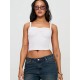 Women Fashion Solid Color Cropped Camisole Women Fashion Solid Color Cropped Camisole