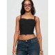 Women Fashion Solid Color Cropped Camisole Women Fashion Solid Color Cropped Camisole