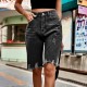 Women Fashion Denim Hole Shorts Women Fashion Denim Hole Shorts