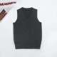 Women Fashion Solid Color V-Neck Sleeveless Knitwear Women Fashion Solid Color V-Neck Sleeveless Knitwear