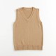 Women Fashion Solid Color V-Neck Sleeveless Knitwear Women Fashion Solid Color V-Neck Sleeveless Knitwear