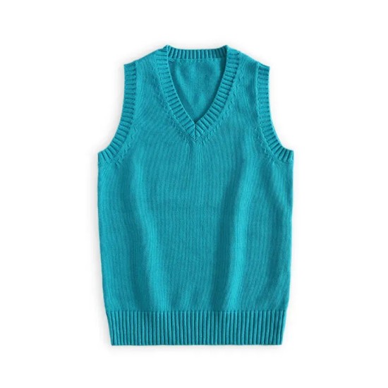 Women Fashion Solid Color V-Neck Sleeveless Knitwear Women Fashion Solid Color V-Neck Sleeveless Knitwear