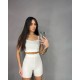 Women Fashion Sexy Solid Color Camisole High Waist Shorts Two-Piece Set Women Fashion Sexy Solid Color Camisole High Waist Shorts Two-Piece Set