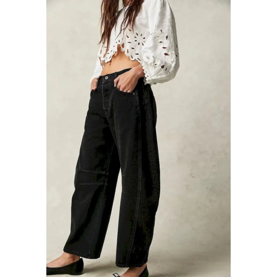Women Casual Loose Jeans Women Casual Loose Jeans
