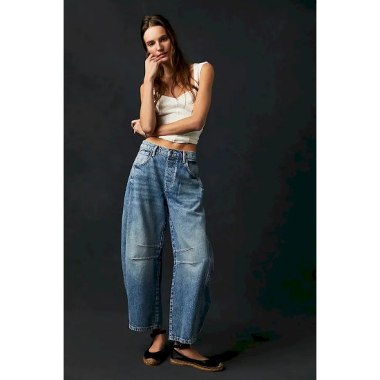 Women Casual Loose Jeans Women Casual Loose Jeans