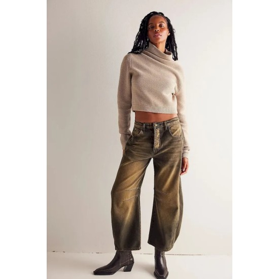 Women Casual Loose Jeans Women Casual Loose Jeans