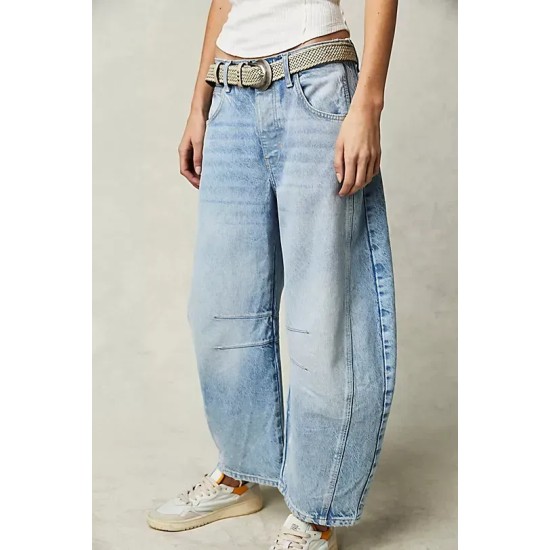 Women Casual Loose Jeans Women Casual Loose Jeans