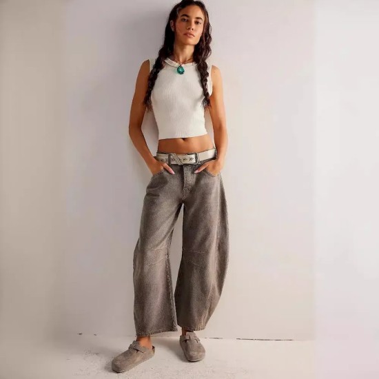 Women Casual Loose Jeans Women Casual Loose Jeans