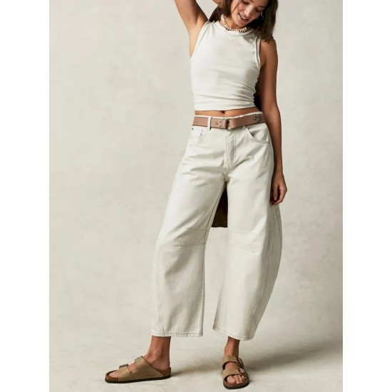 Women Casual Loose Jeans Women Casual Loose Jeans