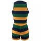 Women Fashion Casual Striple V-Neck Tank Top Tight Shorts Two-Piece Set Women Fashion Casual Striple V-Neck Tank Top Tight Shorts Two-Piece Set