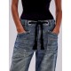Women Fashion Stitching Loose Jeans Women Fashion Stitching Loose Jeans