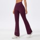 Women Fashion Casual Solid Color High Waist Wide Leg Yoga Sports Pants Women Fashion Casual Solid Color High Waist Wide Leg Yoga Sports Pants