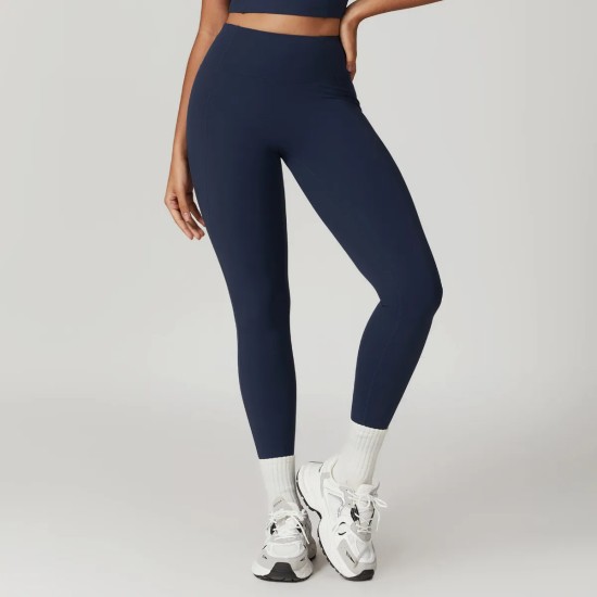 Women Fashion Casual Solid Color High Waist Quick-Drying Breathable Yoga Sports Leggings Women Fashion Casual Solid Color High Waist Quick-Drying Breathable Yoga Sports Leggings