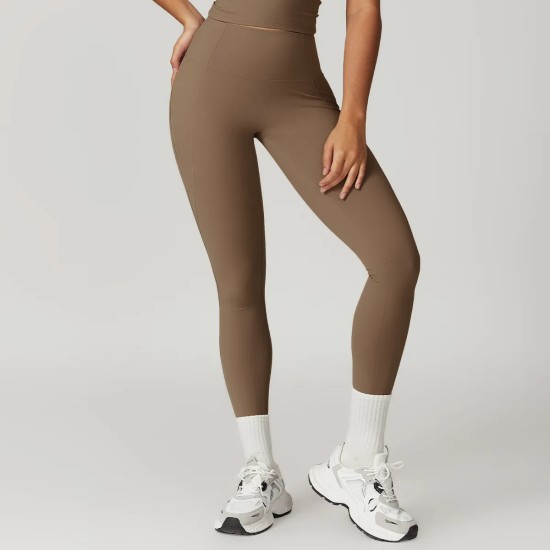 Women Fashion Casual Solid Color High Waist Quick-Drying Breathable Yoga Sports Leggings Women Fashion Casual Solid Color High Waist Quick-Drying Breathable Yoga Sports Leggings