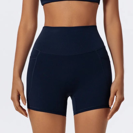 Women Fashion Casual Solid Color Quick-Drying Breathable Sports Yoga Shorts Women Fashion Casual Solid Color Quick-Drying Breathable Sports Yoga Shorts